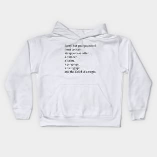 Secure Password Kids Hoodie